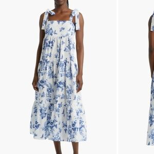 And Other Stories Floral Print Tiered Cotton Sundress